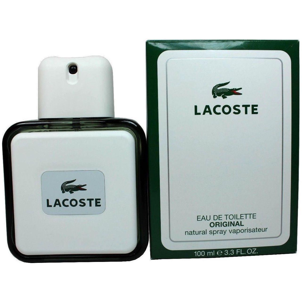 LACOSTE ORIGINAL cologne men edt 3.3 oz 3.4 NEW IN BOX