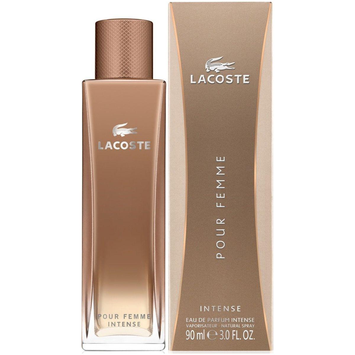 Lacoste Pour Femme Intense by Lacoste 3 / 3.0 oz EDP For Women New in Box