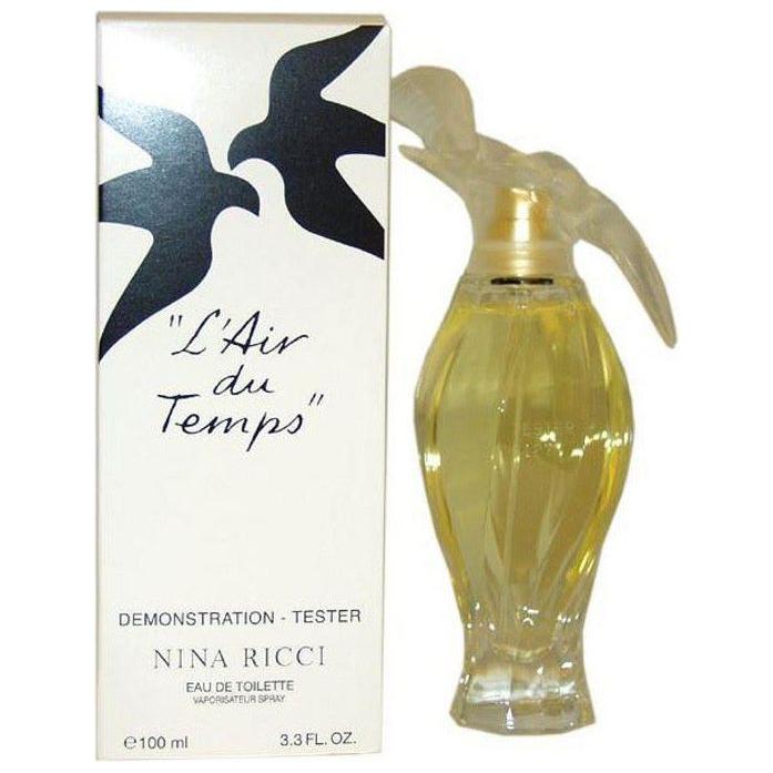 L'AIR DU TEMPS NINA RICCI 3.3 oz / 3.4 oz edt Perfume tester WITH CAP