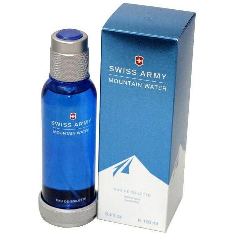 Mountain Water Swiss Army Cologne Men 3.4 oz edt Spray NEW in BOX