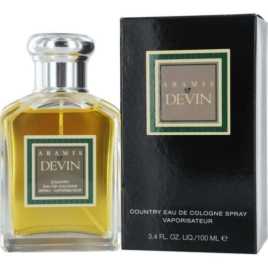 ARAMIS DEVIN for MEN Cologne Spray 3.4 oz EDC 3.3 NEW in BOX
