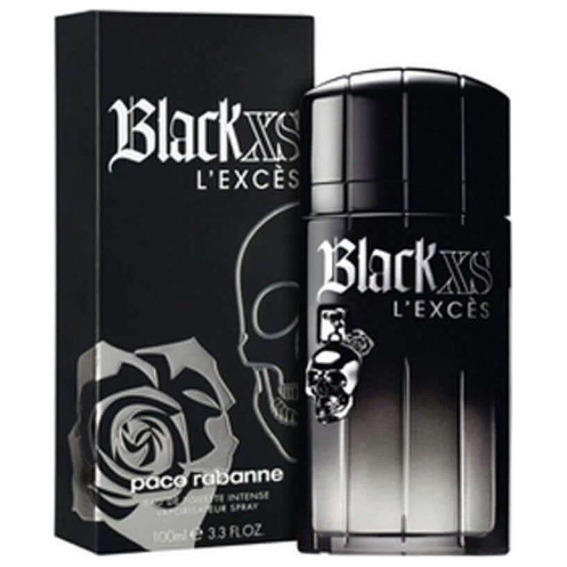 BLACK XS L'EXCES INTENSE Men Paco Rabanne 3.3 oz 3.4 edt Spray New in BOX