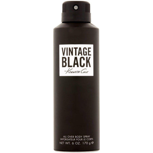 Vintage Black by Kenneth Cole men 6 oz all over body spray New
