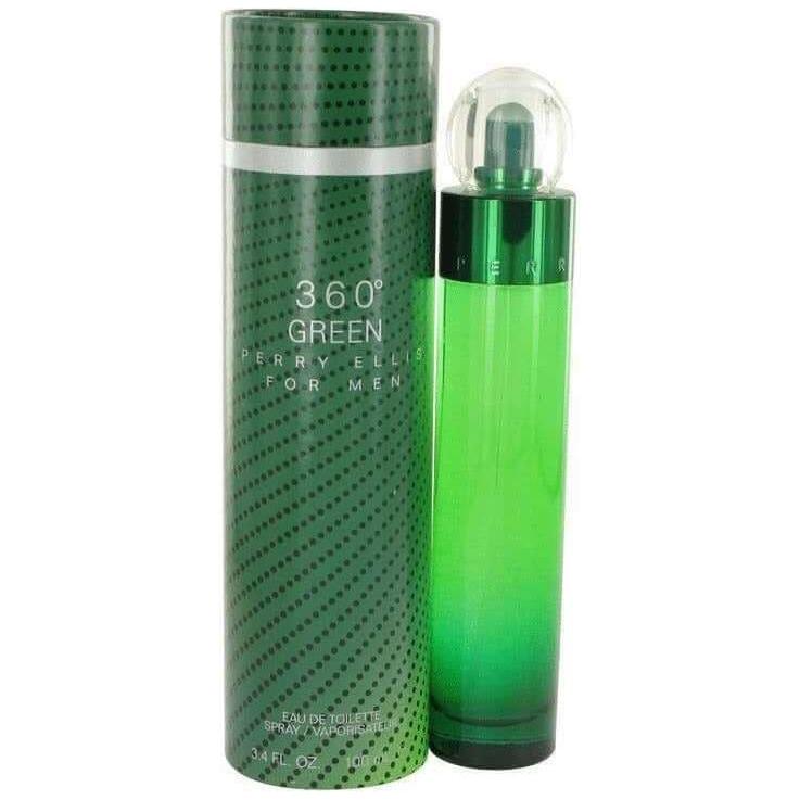 360 GREEN Men Perry Ellis 3.3 / 3.4 oz EDT Cologne for Men New In Box