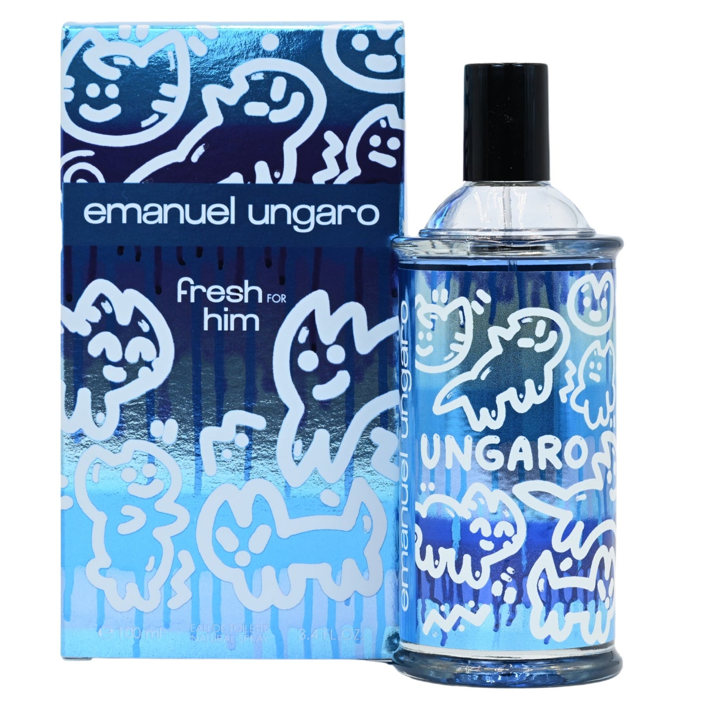 Fresh for Him by Emanuel Ungaro cologne for men EDT 3.3 / 3.4 oz New in Box