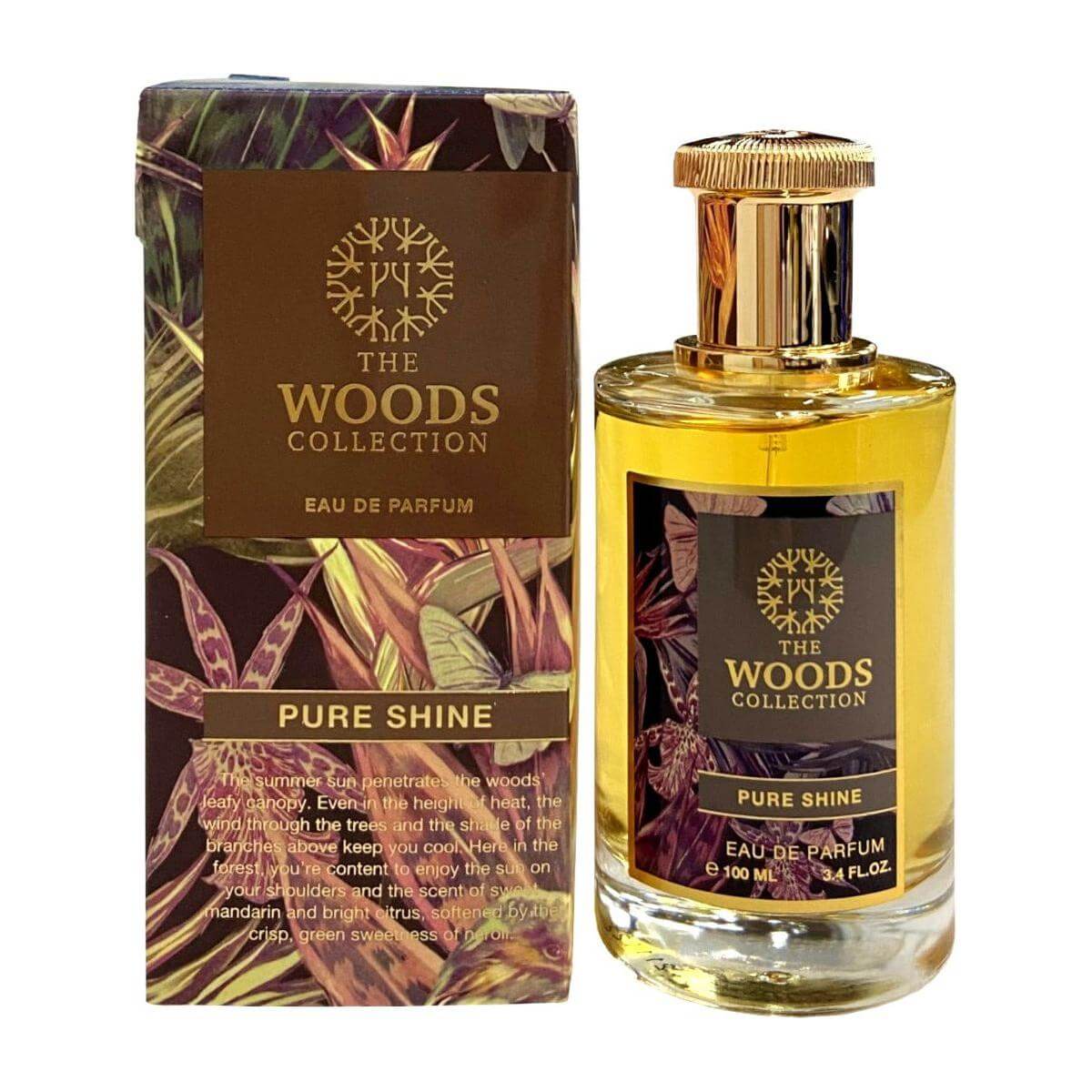 Pure Shine by The Woods Collection for unisex EDP 3.3 / 3.4 oz New in Box