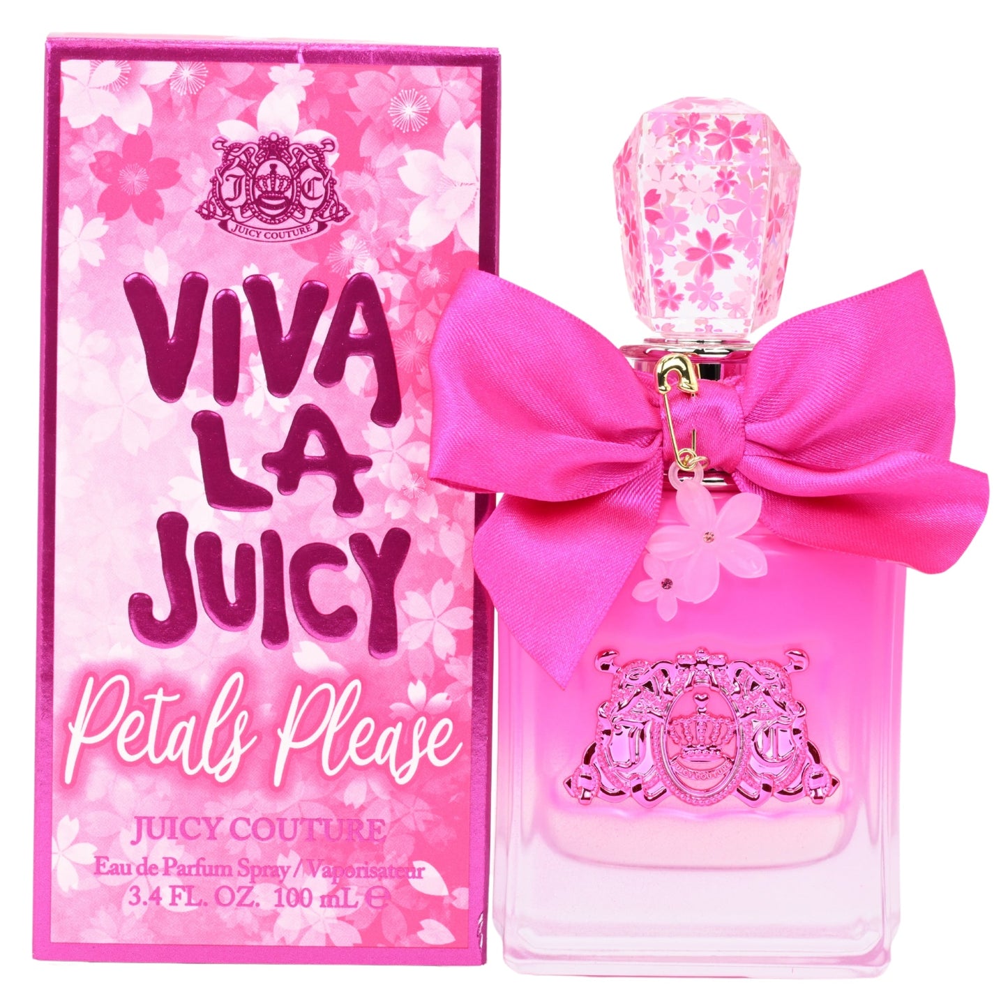 Viva La Juicy Petals Please by Juicy Couture for her EDP 3.3 / 3.4 oz New in Box