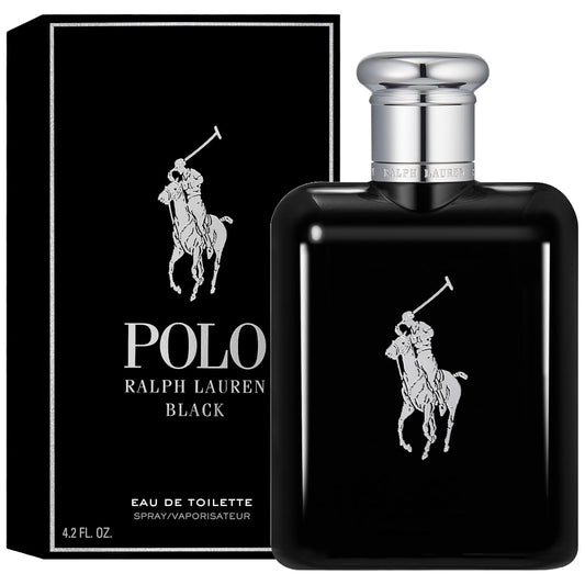 Polo Black by Ralph Lauren Eau de Toilette Spray for Men 4.2 oz