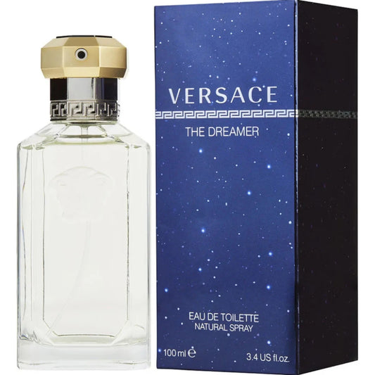 Versace The Dreamer Eau de Toilette for Men 3.4 oz Floral Woody Aromatic