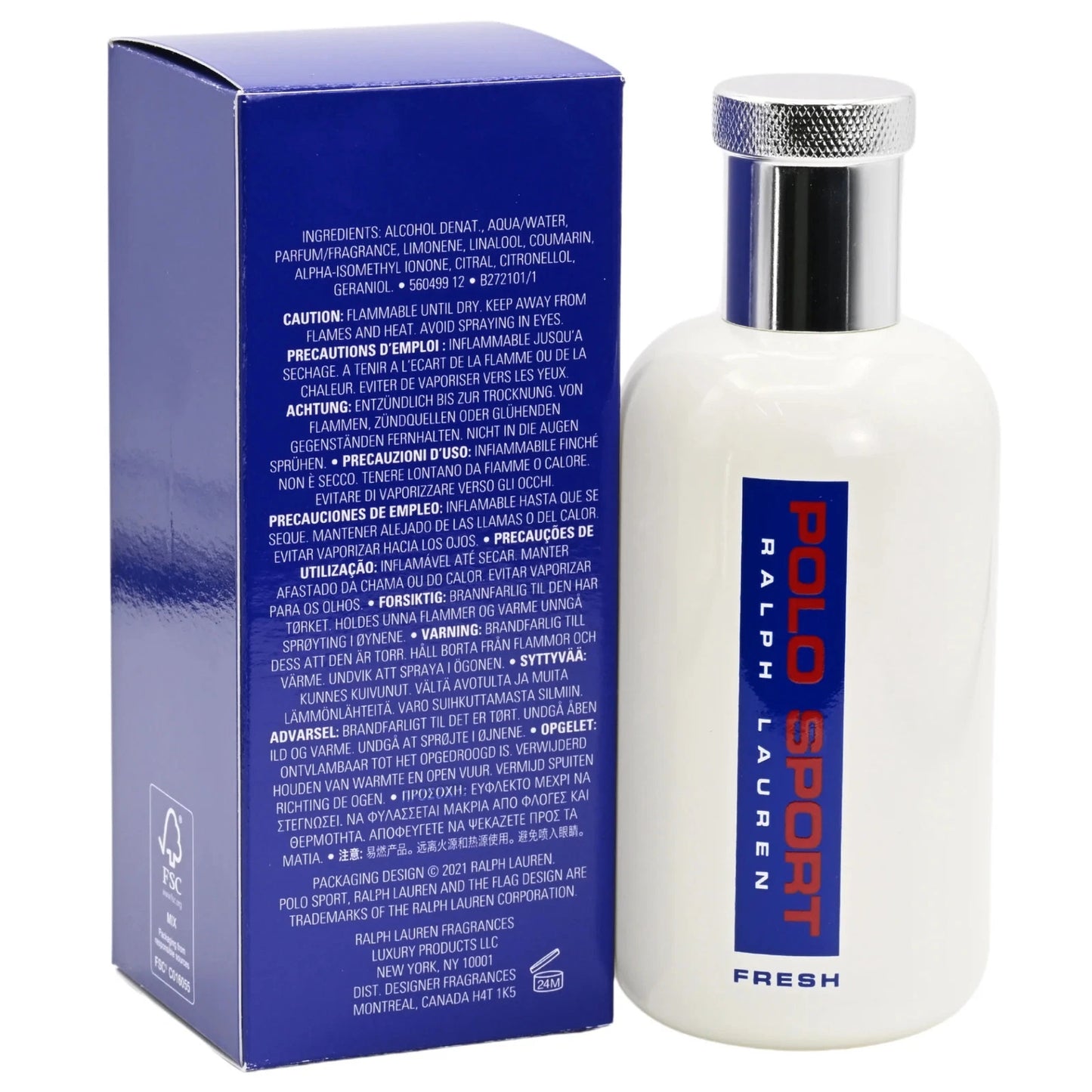 Polo Sport Fresh by Ralph Lauren for Men EDT 4.2 oz