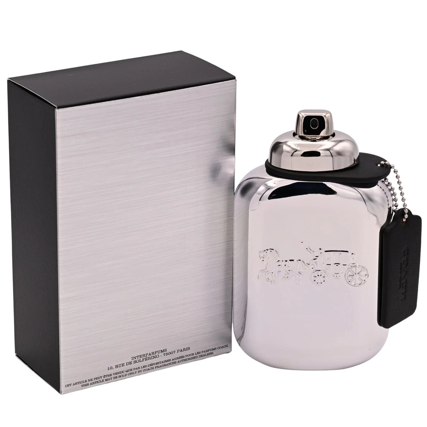 Coach New York Platinum Eau De Parfum Spray for Men 3.4 oz