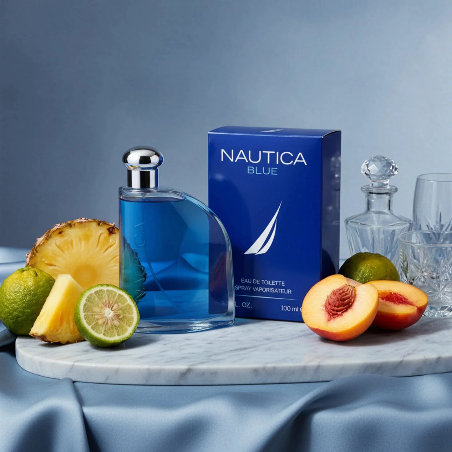 Nautica Blue Sail Eau de Toilette Spray for Men 3.4 oz