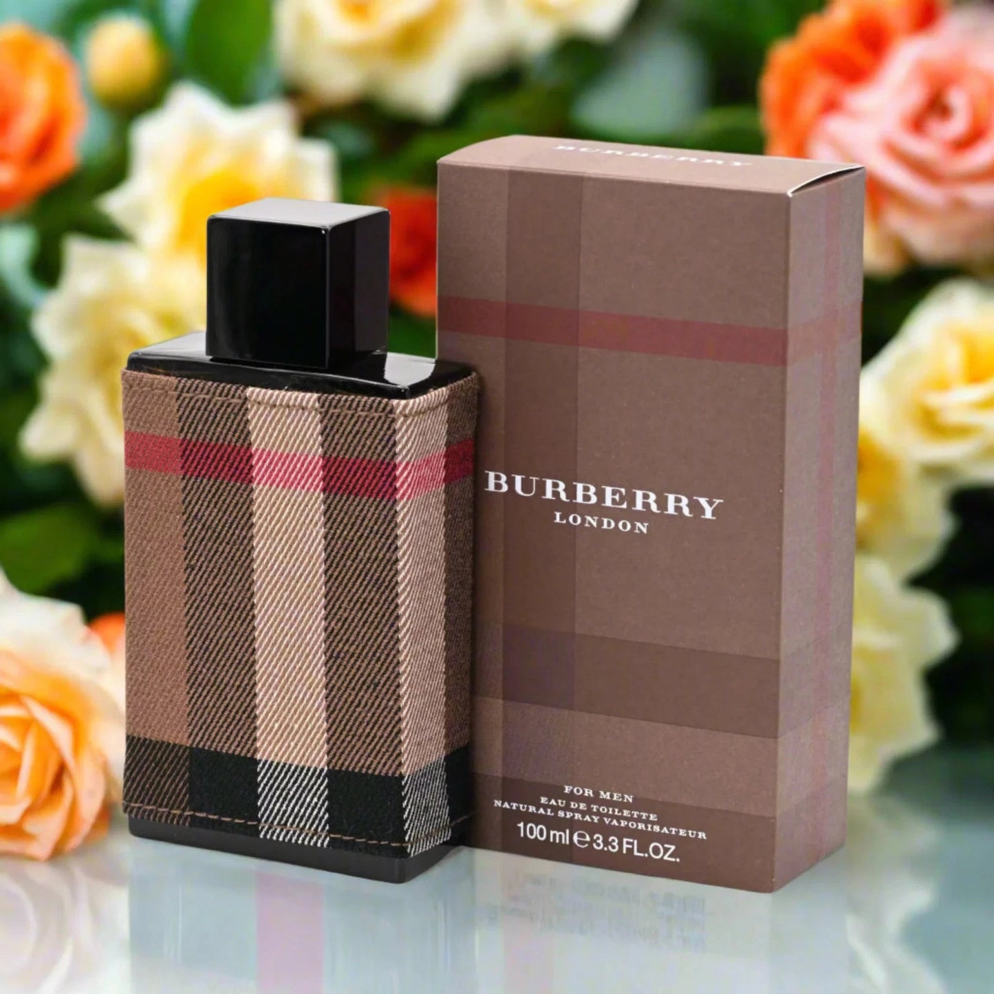 Burberry London Fabric by Burberry EDT Cologne for Men 3.3 oz