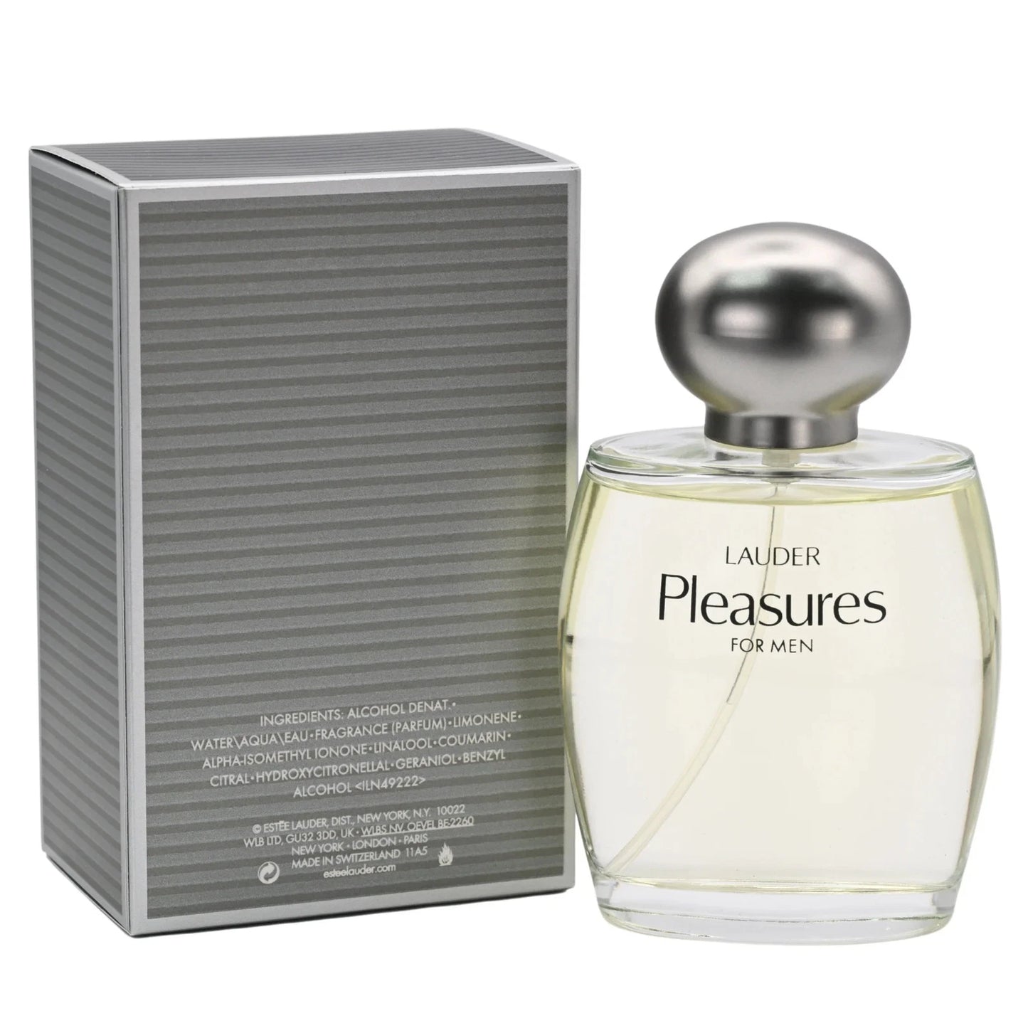 Estee Lauder Pleasures Cologne for Men 3.4 oz EDC Spray