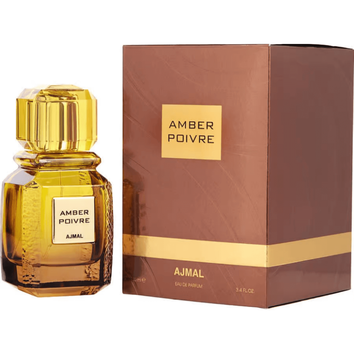 Amber Poivre by Ajmal for Unisex EDP 3.3 / 3.4 oz New In Box