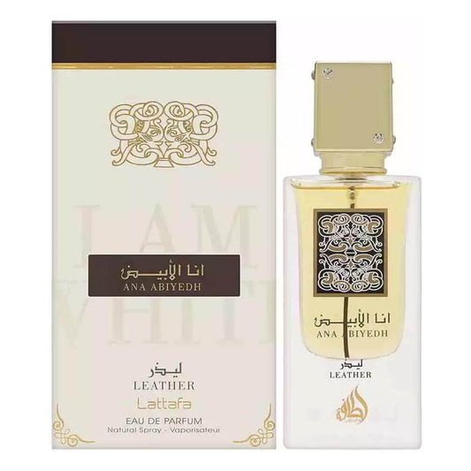 Ana Abiyedh Leather by Lattafa perfume for unisex EDP 2.04 oz New in Box