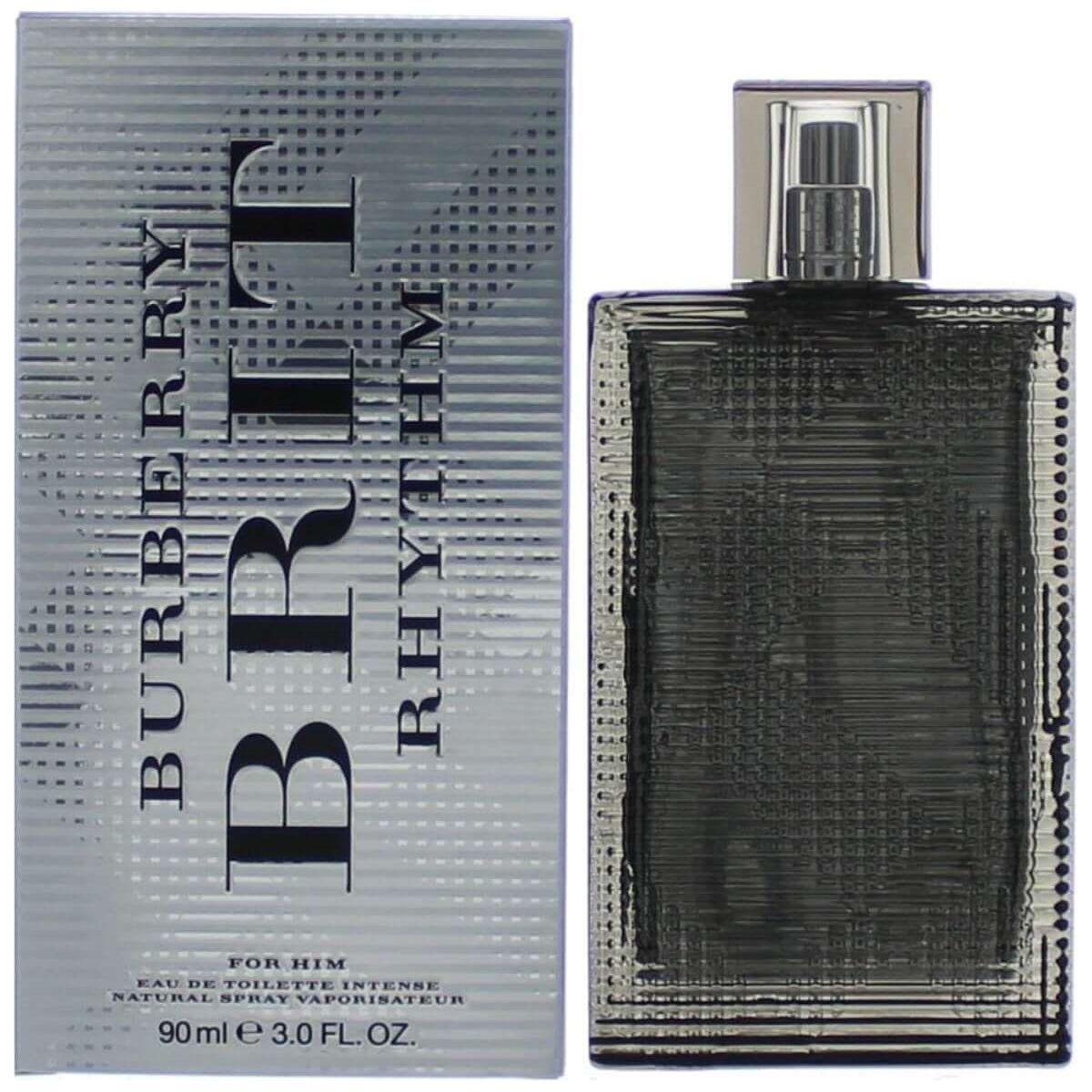 BURBERRY BRIT RHYTHM INTENSE Burberry cologne men EDT 3 / 3.0 oz New In Box