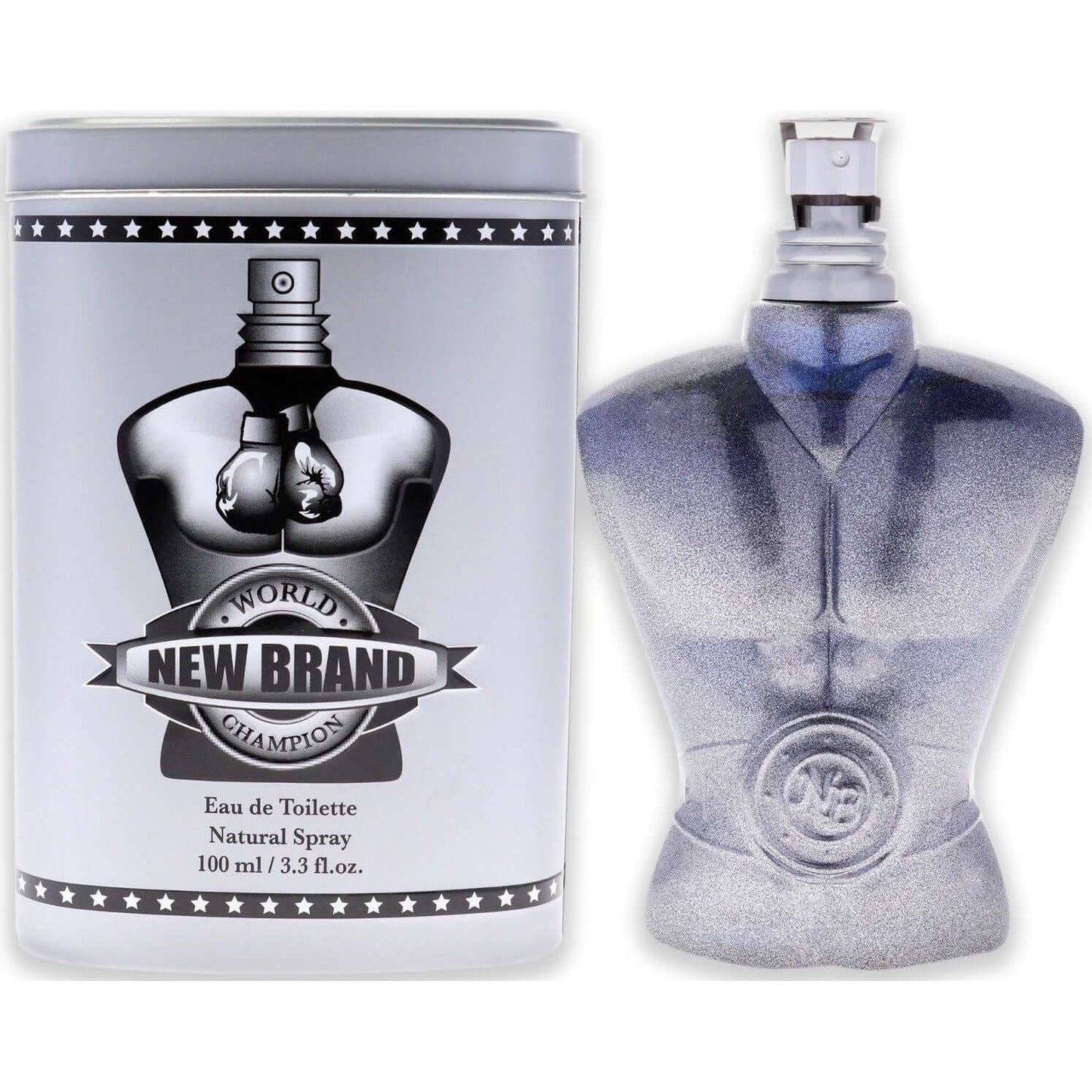 World Champion Grey by New Brand cologne for men EDT 3.3 / 3.4 oz New In Box