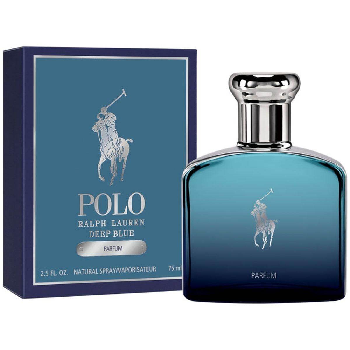 Polo Deep Blue by Ralph Lauren parfum for men 2.5 oz New In Box