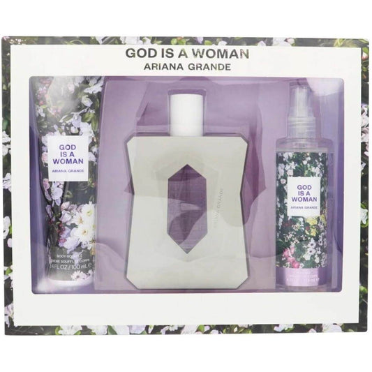 God is a Women by Ariana Grande 3pc Gift Set New in Box