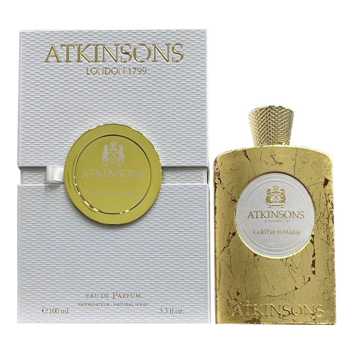 Gold Fair in Mayfair by Atkinsons perfume for unisex EDP 3.3 / 3.4 OZ New in Box