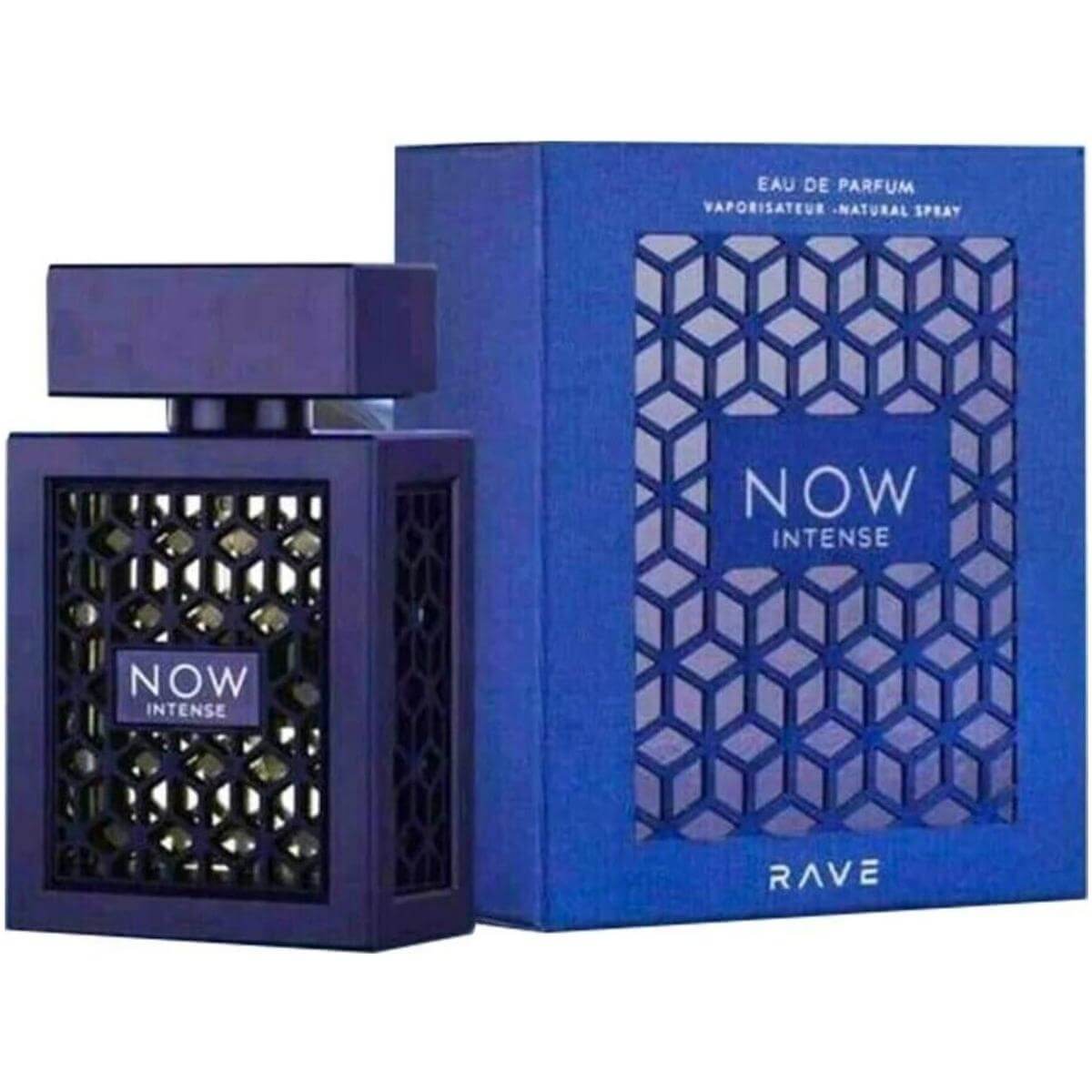 Now Intense Rave by Lattafa perfume for unisex EDP 3.3 / 3.4 oz New in Box