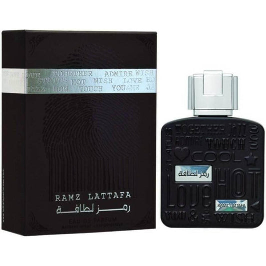 Ramz Lattafa Silver by Lattafa perfume for unisex EDP 3.3 / 3.4 oz New in Box