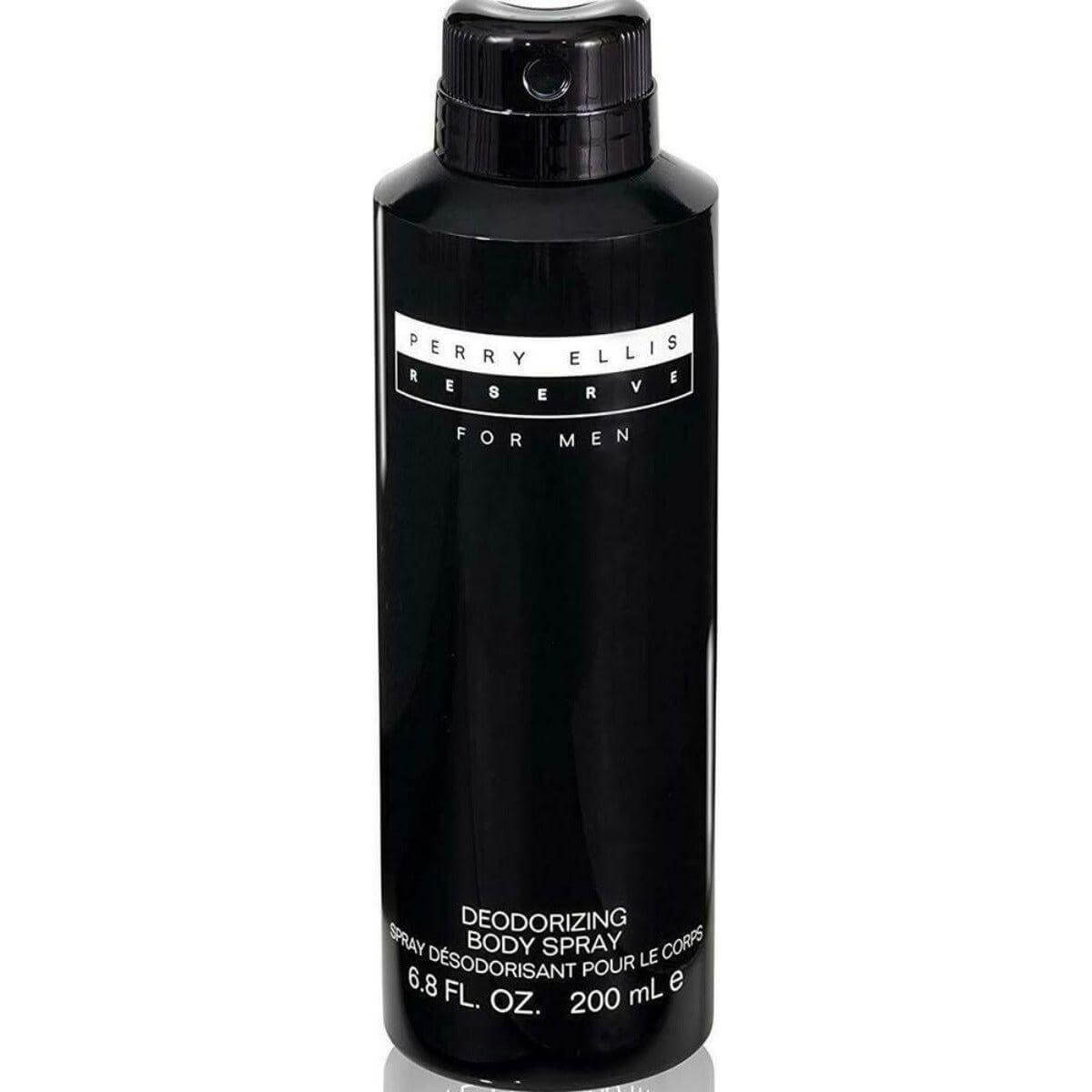 Reserve by Perry Ellis Deodorizing body spray for men 6.8 oz New