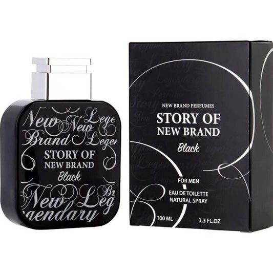 Story Of New Brand Black by New Brand cologne men EDT 3.3 / 3.4 oz New In box