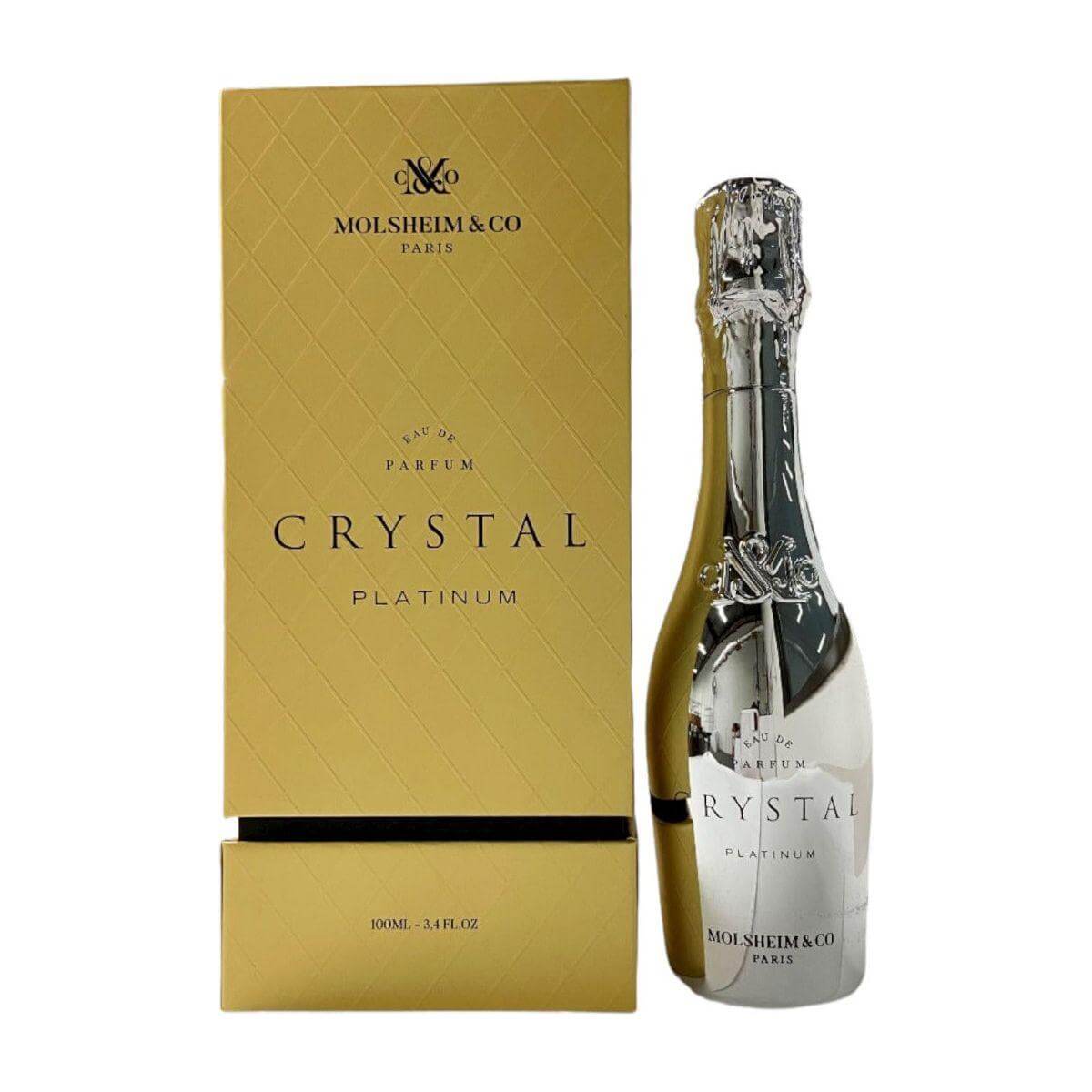 Crystal Platinum by Molsheim for unisex EDP 3.3 / 3.4 oz New In Box