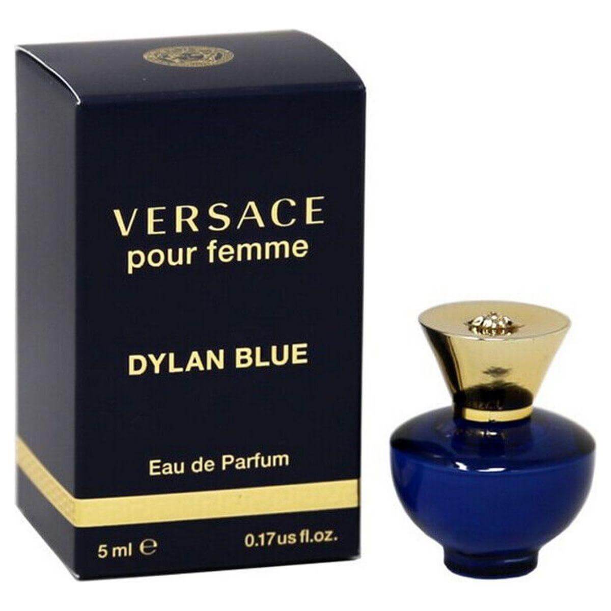 Versace Dylan Blue pour femme by Gianni Versace EDP 0.17oz New in Box