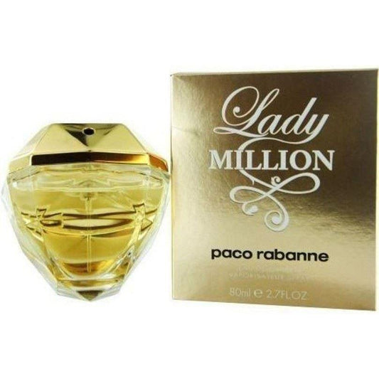 LADY MILLION Paco Rabanne women perfume EDT 2.7 oz NEW IN BOX