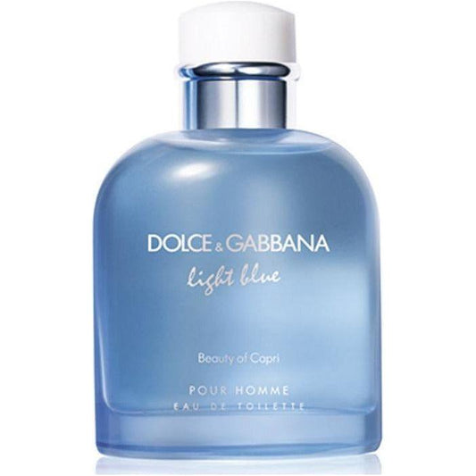 Dolce & Gabbana Light Blue Beauty of Capri edt 4.2 oz Cologne men NEW TESTER