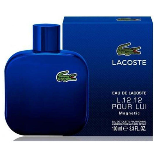 Eau De Lacoste L.12.12 Magnetic Pour Lui 3.3 / 3.4 oz EDT For Men New in Box