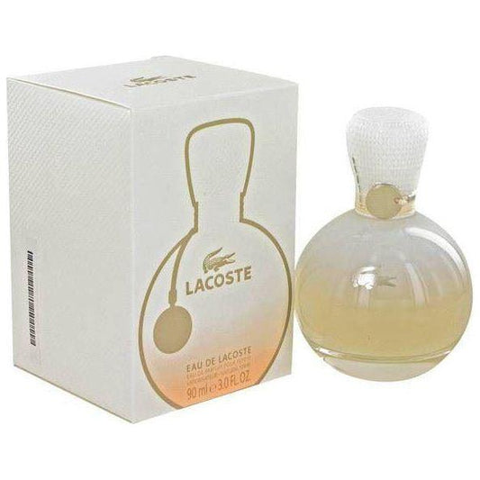 LACOSTE EAU DE LACOSTE POUR FEMME Perfume 3.0 oz edp for women NEW IN BOX