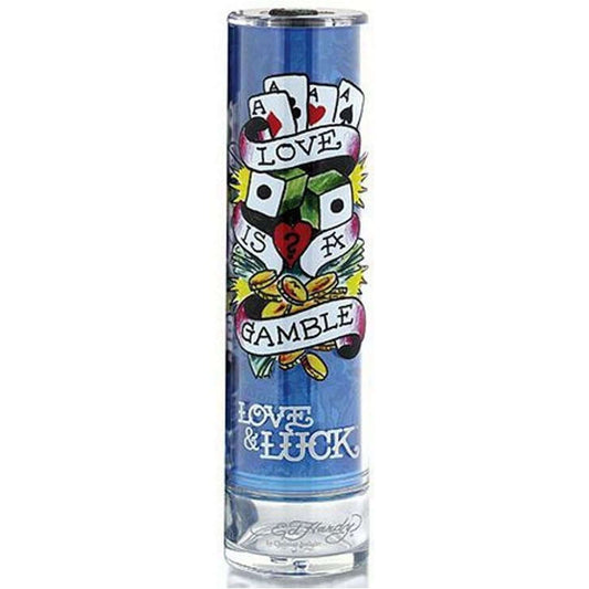 LOVE & LUCK Men by Ed Hardy 3.4 Cologne NEW UNBOXED