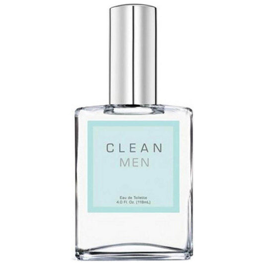 CLEAN MEN spray 4.0 oz edt Cologne for men NEW unboxed with cap