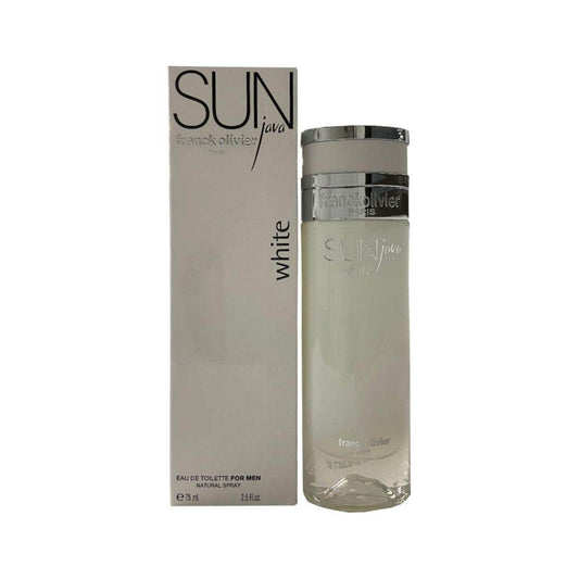 Sun Java White by Franck Olivier cologne for men EDT 2.5 oz New In Box