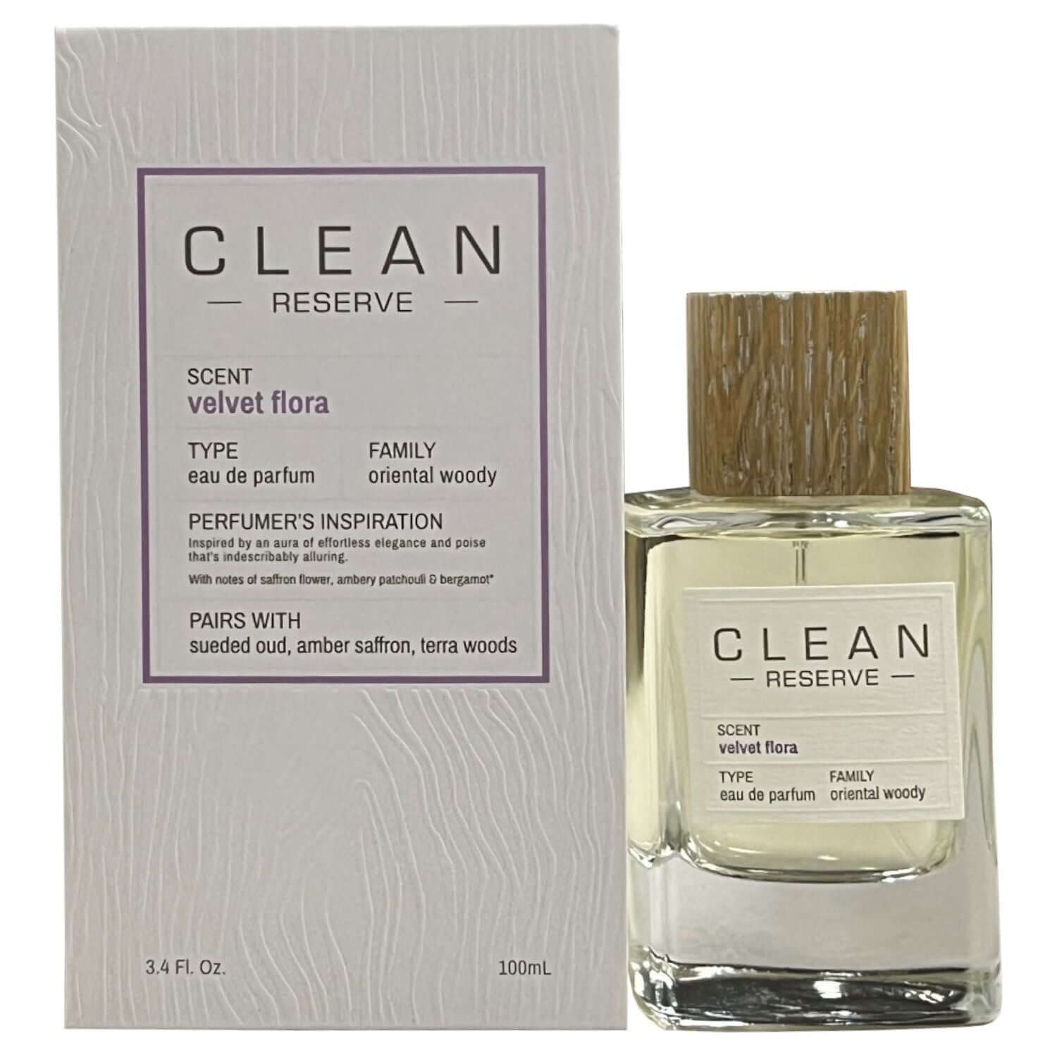 Reserve Velvet Flora by Clean perfume for women EDP 3.3 / 3.4 oz New In Box
