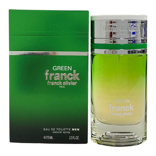 Green Franck by Franck Olivier cologne for men EDT 2.5 oz New In Box