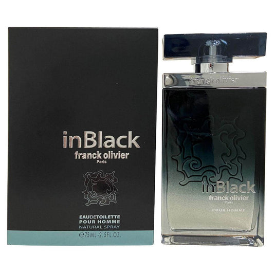 In Black by Franck Olivier cologne for men EDT 2.5 oz New In Box