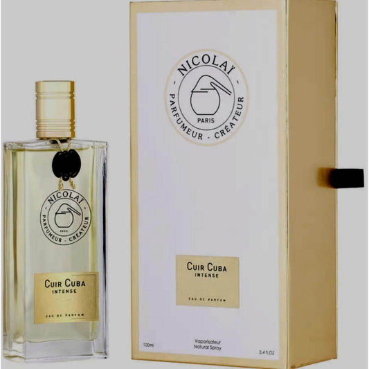 Cuir Cuba Intense by Nicolai P. Createur unisex EDP 3.3 / 3.4 oz New in Box
