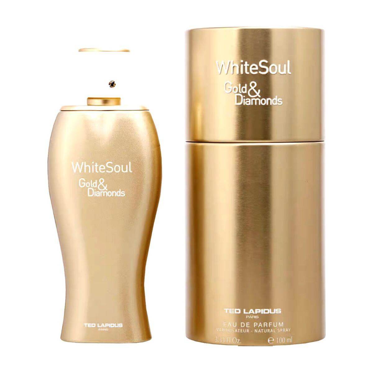 White Soul Gold & Diamonds by Ted Lapidus for her EDP 3.3 / 3.4 oz New in Box