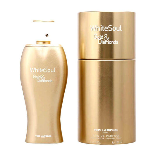 White Soul Gold & Diamonds by Ted Lapidus for her EDP 3.3 / 3.4 oz New in Box