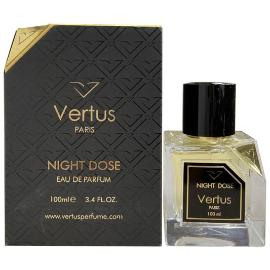 Night Dose by Vertus perfume for unisex EDP 3.3 / 3.4 oz New in Box