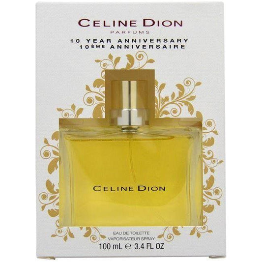 CELINE DION 10 YEAR ANNIVERSARY by Celine Dion 3.3 / 3.4 oz Perfume EDT New in Box