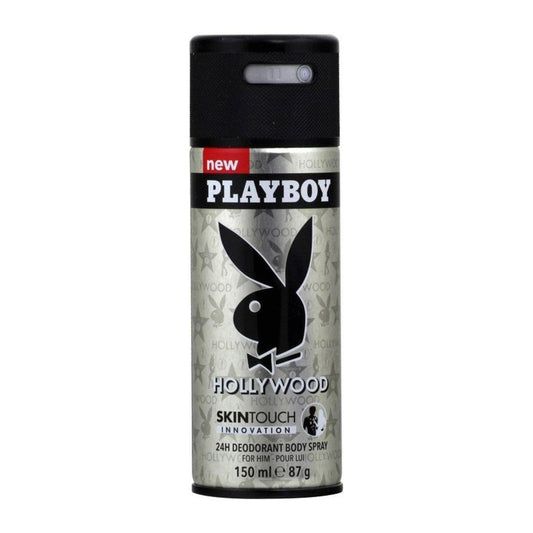 Playboy Hollywood Deodorant Body Spray men 5 oz