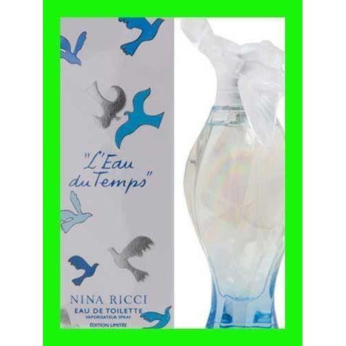 L'EAU DU TEMPS by NINA RICCI L EAU 3.3 oz / 3.4 oz edt New in Box