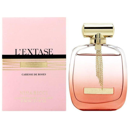 L'EXTASE CARESSE DE ROSES by Nina Ricci edp 2.7 oz New in Box
