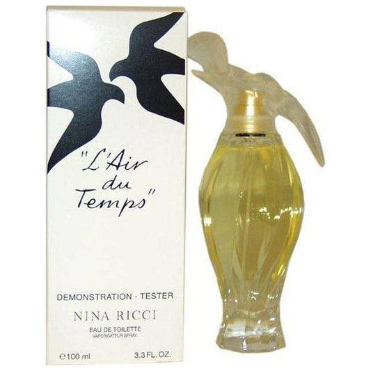 L'AIR DU TEMPS NINA RICCI 3.3 oz / 3.4 oz edt Perfume tester WITH CAP